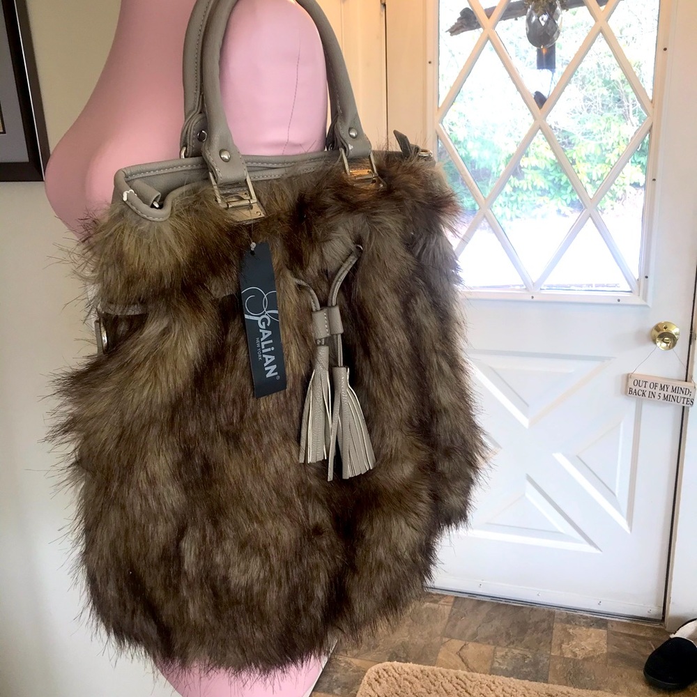 Brand new woman’s bag with tags on